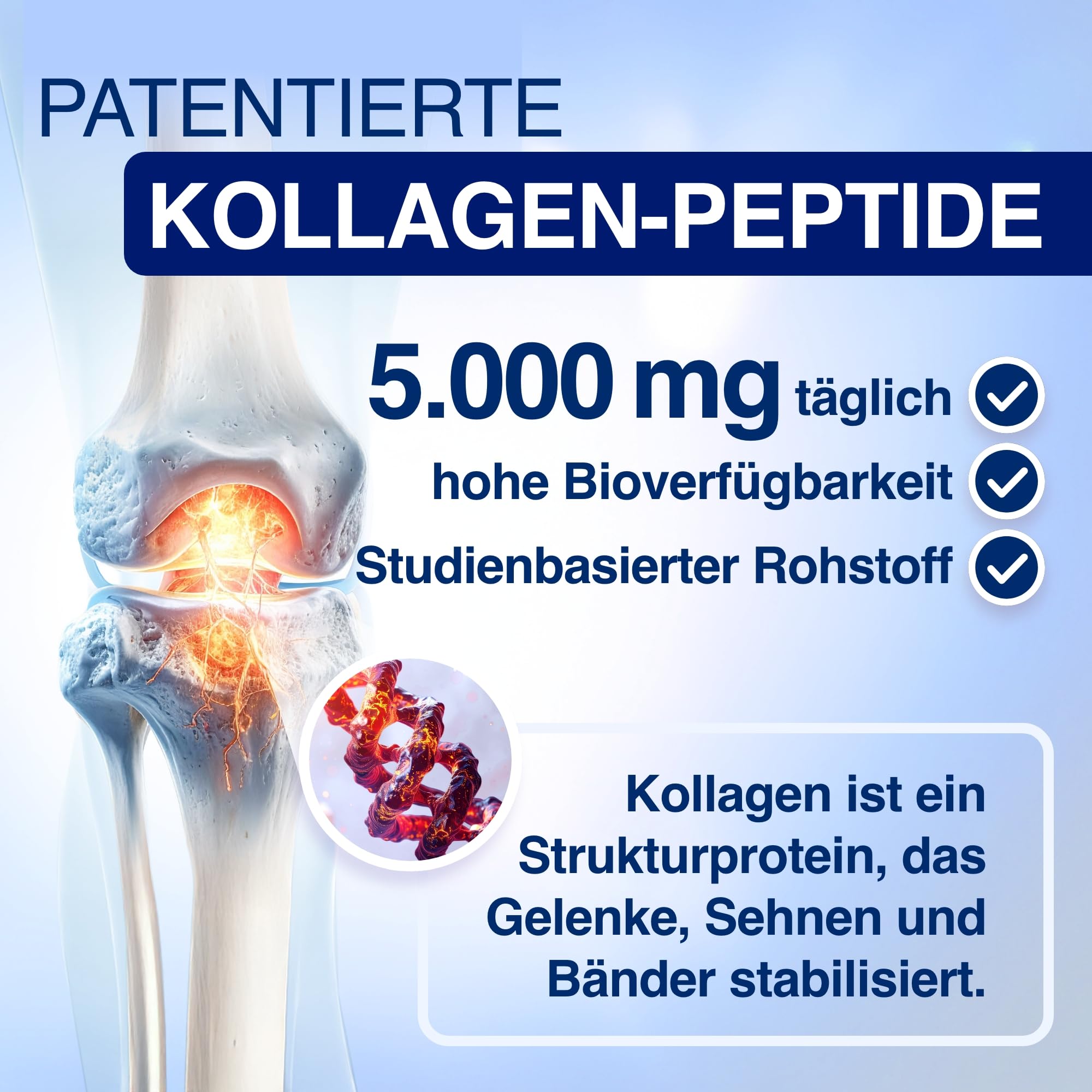 Gelencium Kollagen Hagebutte mit Vitamin C – 5.000 mg Kollagen – 30 Sticks | 5.000 mg TENDOFORTE Kollagen · Mit Vitamin C für die Kollagenbildung · Trinkgel ohne Zuckerzusatz · 30 Sticks