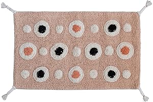 Multicolor Jute Bath Mat