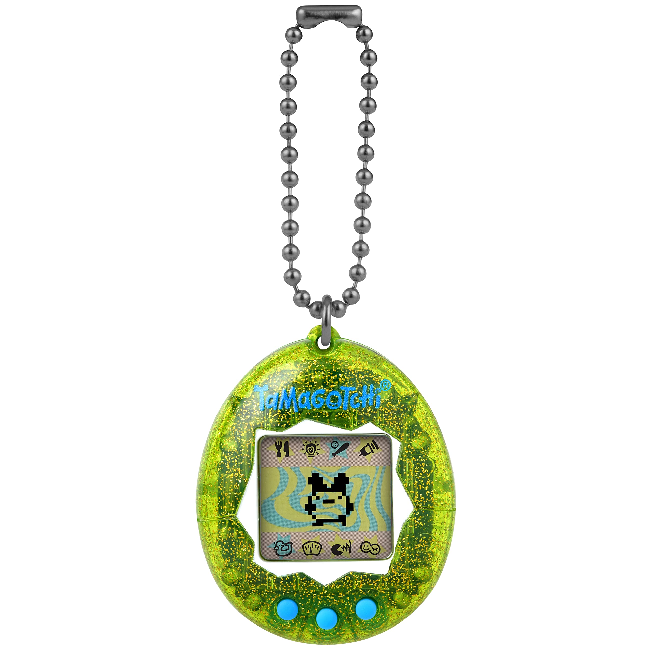 Tamagotchi GEN1 グリーン Tamagotchi Original Light Green Glitter (Updated Logo