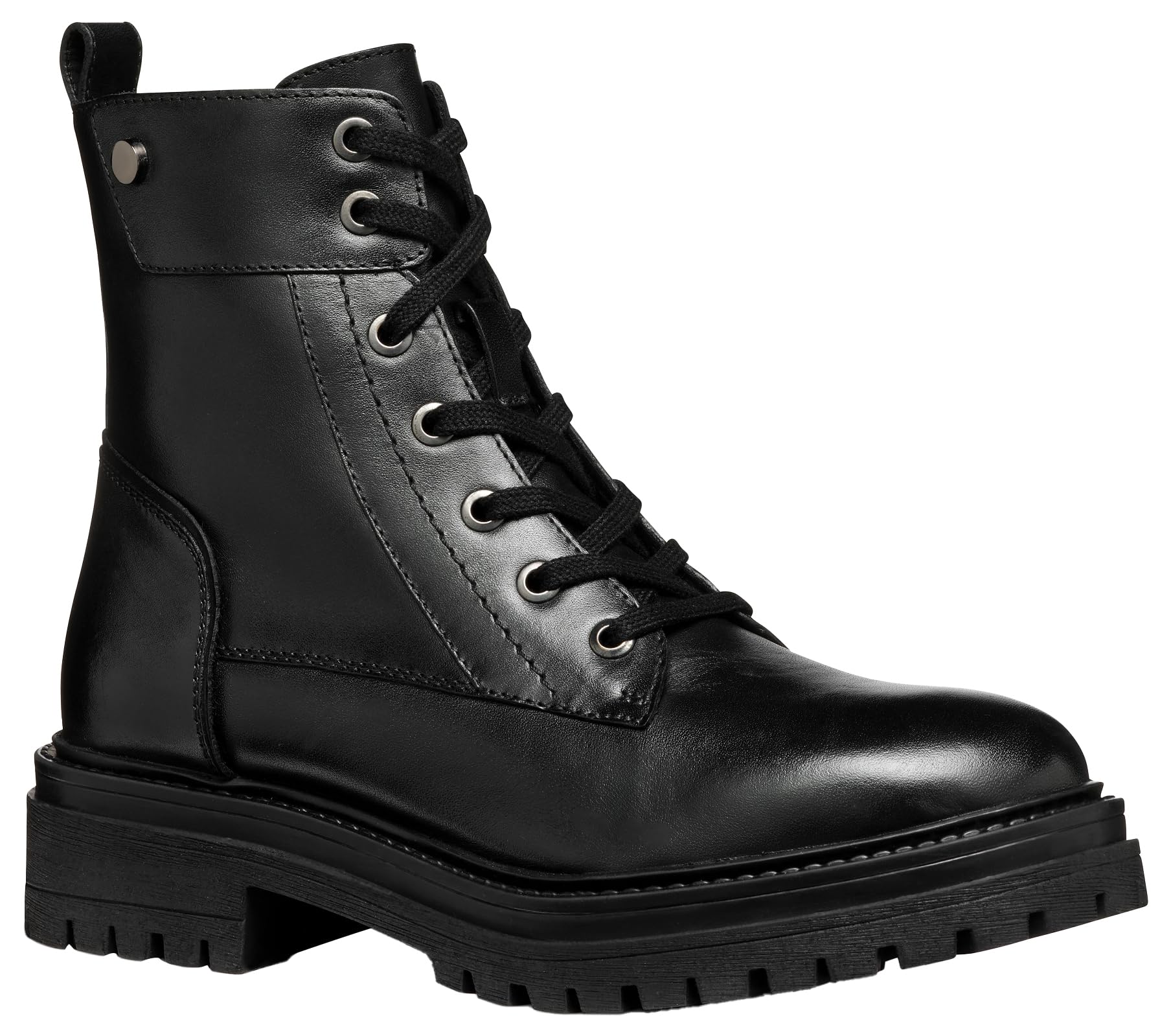 Geox Women's D Iridea Ankle Boot, black, 5 UK