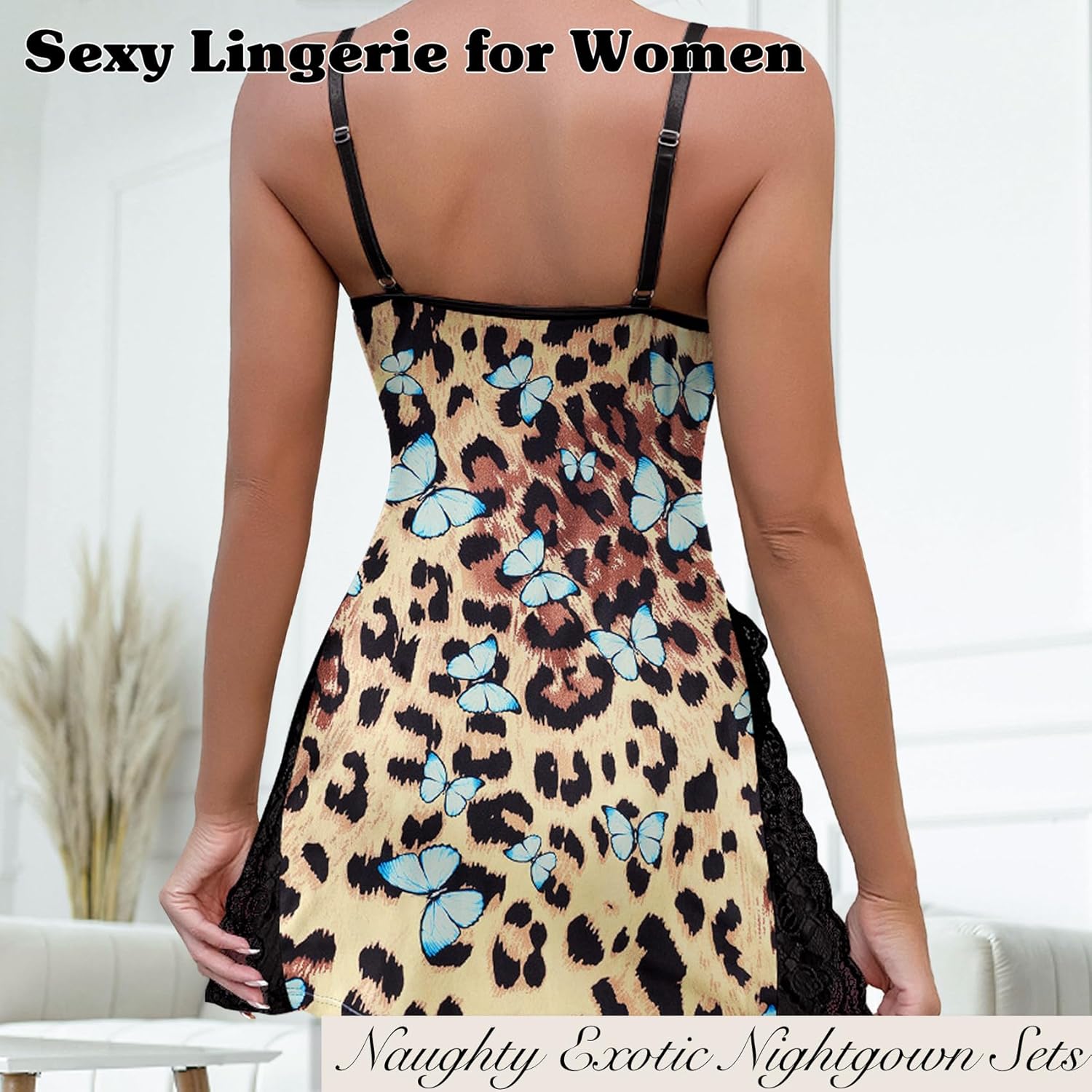 Lingerie for Women Babydoll Chemise Sexy Lingerie Sets Nightgown Dress Sleepwear Teddy Outfits for Women - Image 2