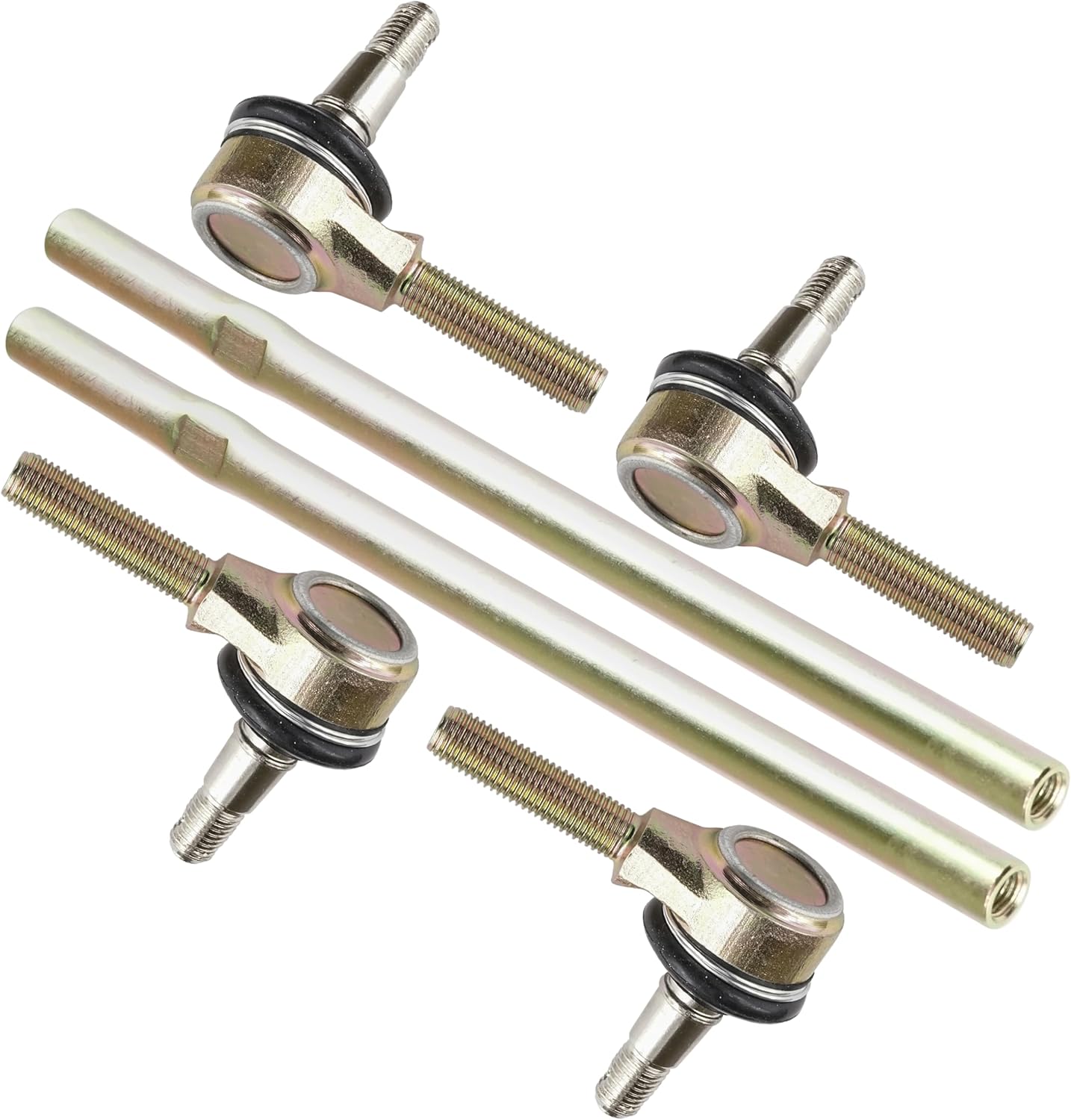 Caltric 2 Tie Rod Set Compatible with Yamaha Wolverine 350 4Wd Yfm350 1995-2005 / Banshee 350 Yfz350 Le 2003-2004