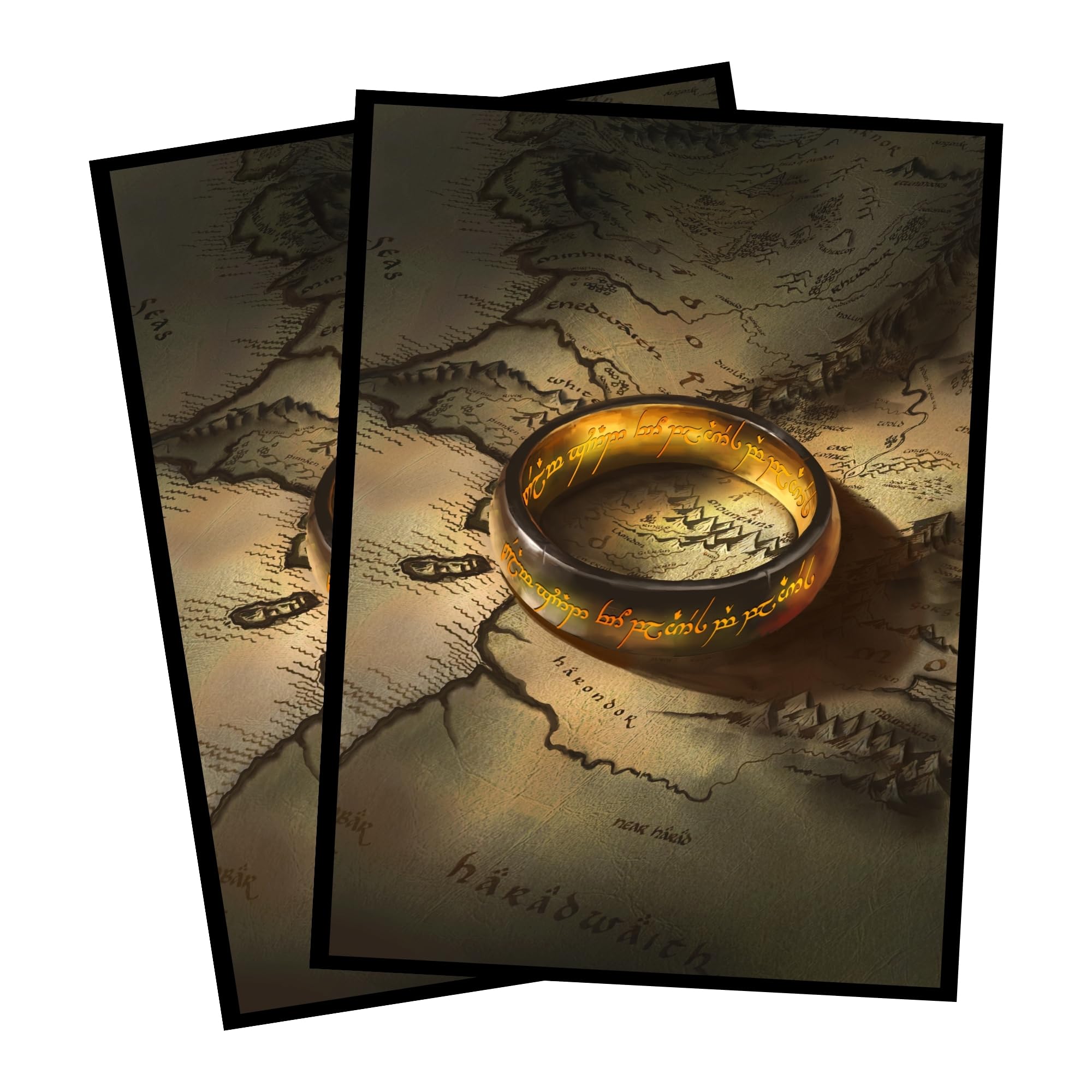 (The Ring) 100% Hand-Drawn 100ct Textured Matte TCG/MTG Card Art Sleeves