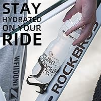 Vista 5 de ROCKBROS Soporte para botella de agua para bicicleta, jaula de aleación de aluminio, soportes de jaula de botella de agua para bicicleta, soporte