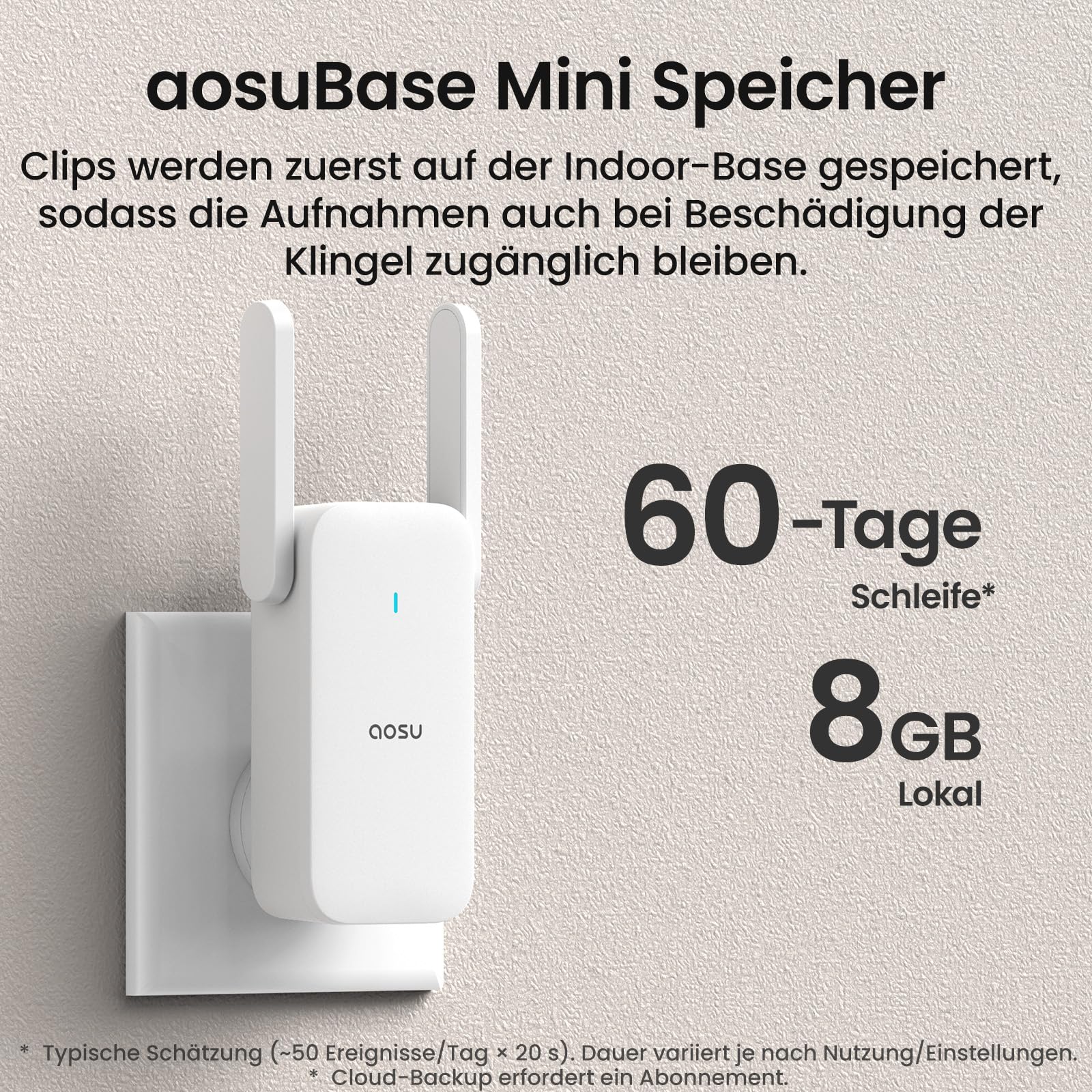 aosu Türklingel mit Kamera, HD 5MP Videotürklingel, 3K Video Doorbell WiFi 5/2.4GHz Radar-Detektor, 180 Tage Batterielaufzeit, Klingel