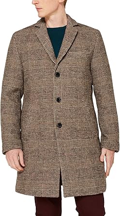 esprit checked coat