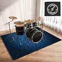 Tappeto Antiscivolo Per Batteria ZXHH - 120x80 Cm | Per Grancassa, Rullante E Drum Elettronici - Foto 5