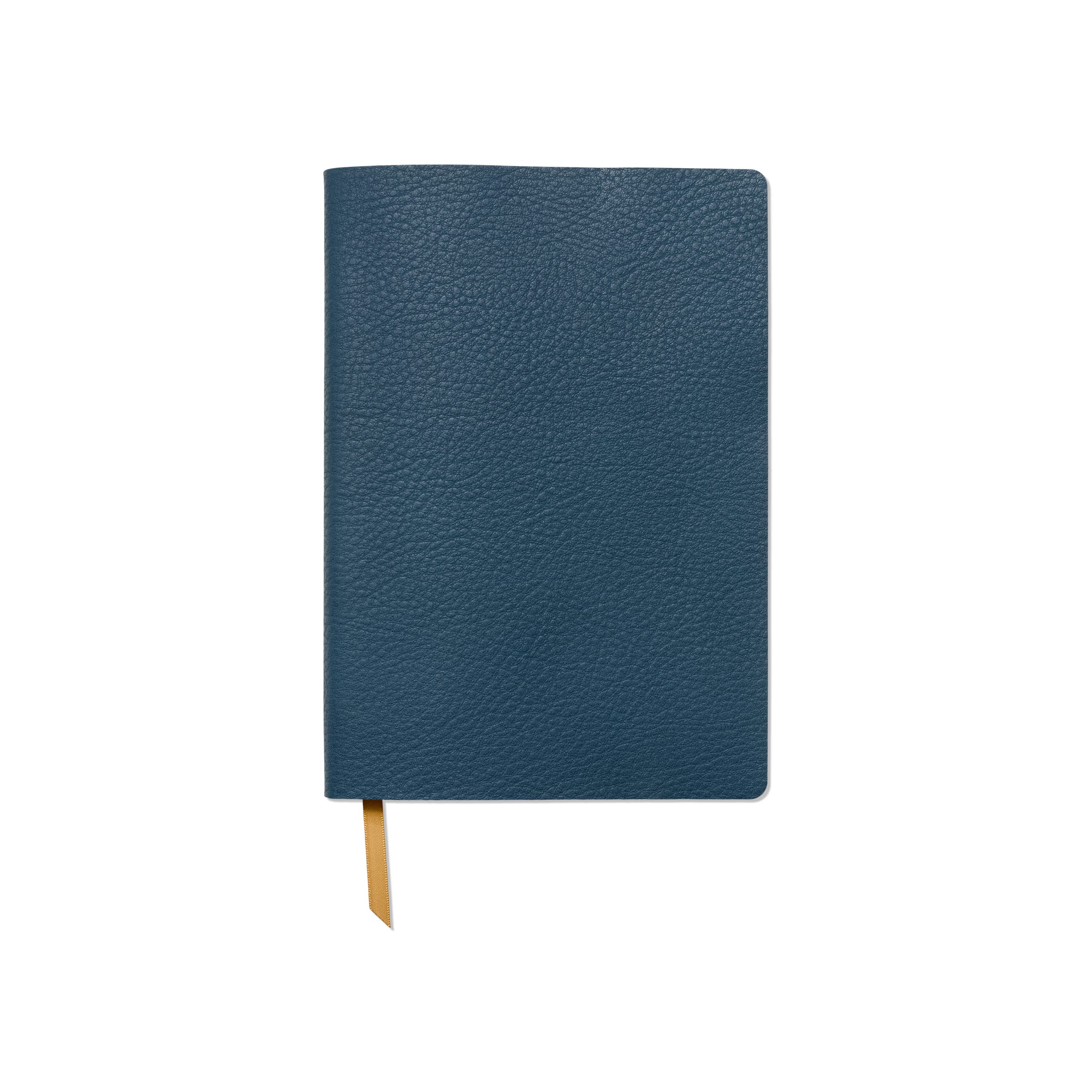 DesignWorks Ink Vegan Suede Flexible Cloth Journal Notebook with 192 Lined Pages and Ribbon Bookmark for Work, Writing, Journaling - 5.75" x 8" Midnight Blue