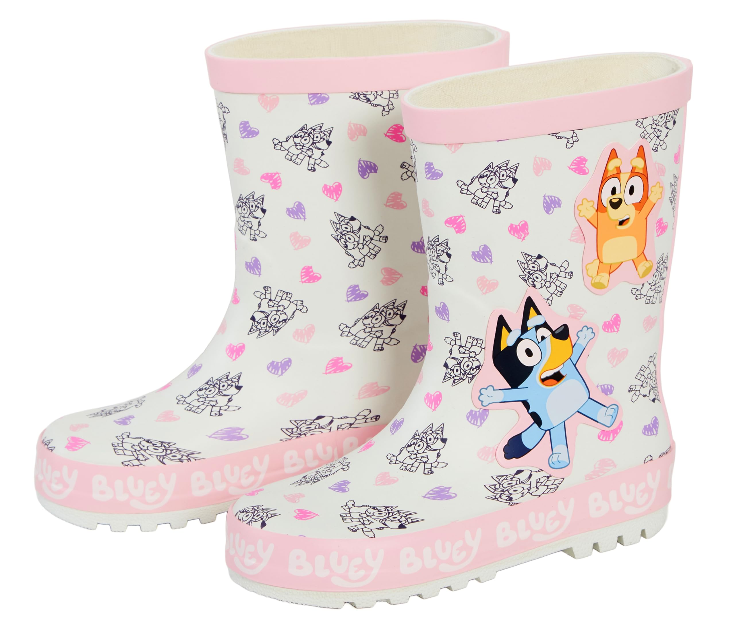 Bluey Bottes de pluie en caoutchouc pour filles