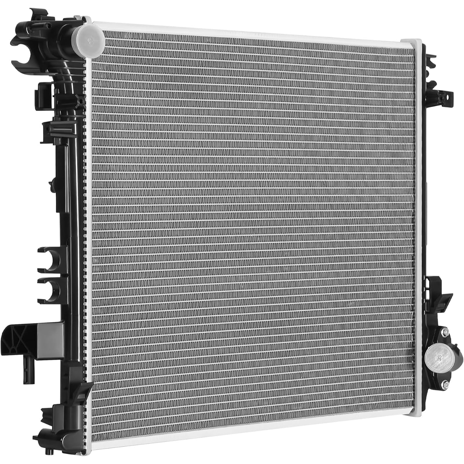 UIU Engine Coolant Radiator Assembly Compatible with Jeep Gladiator 3.0L 2021, Gladiator 3.6L 2020-2023, Wrangler 2.0L 2018-2021, Wrangler 3.6L 2018-2022 Replace# 68314786AC, 68314786AB