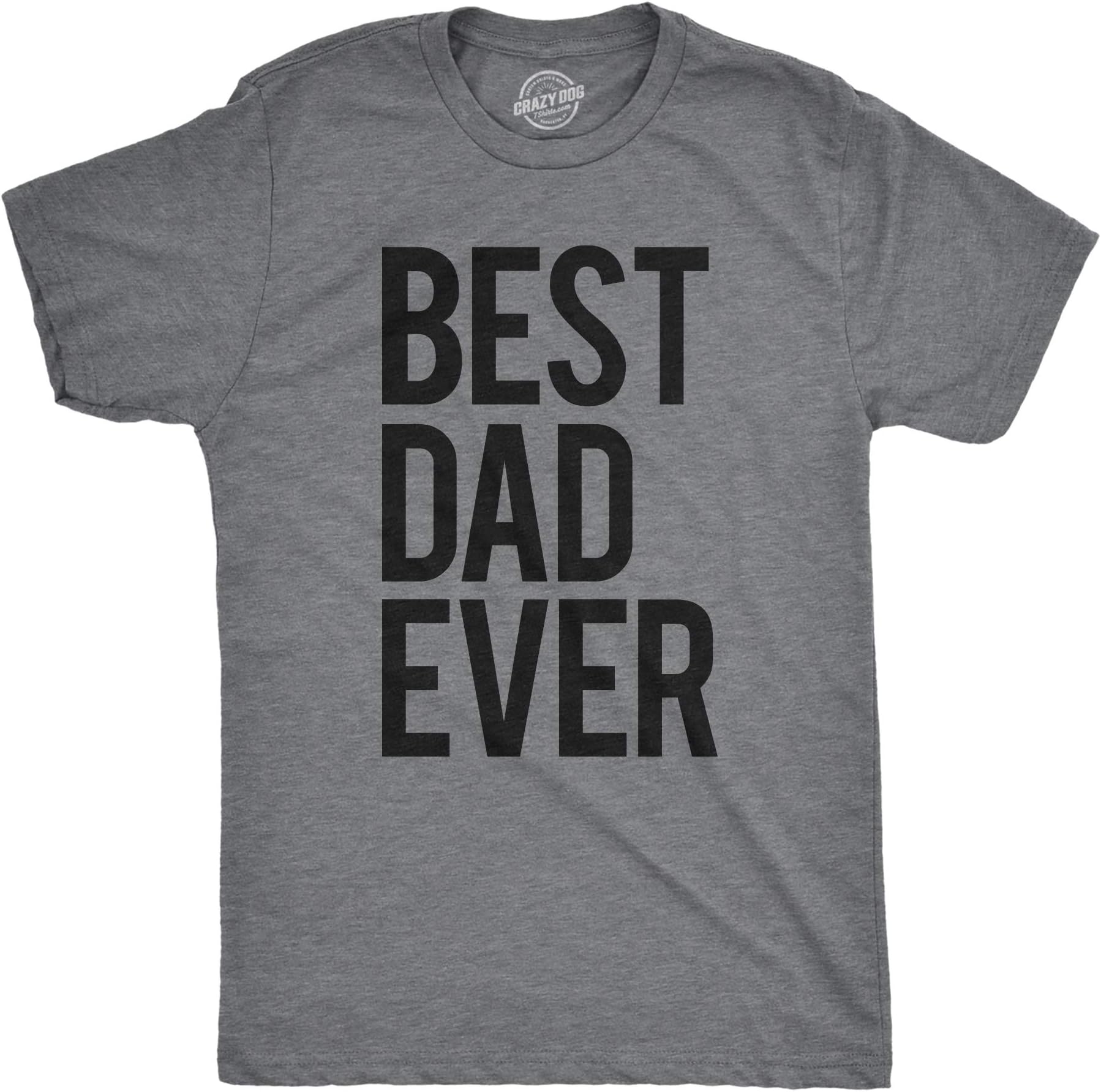 Crazy Dog T-Shirts mens 99bestdad T-Shirt (pack of 1)