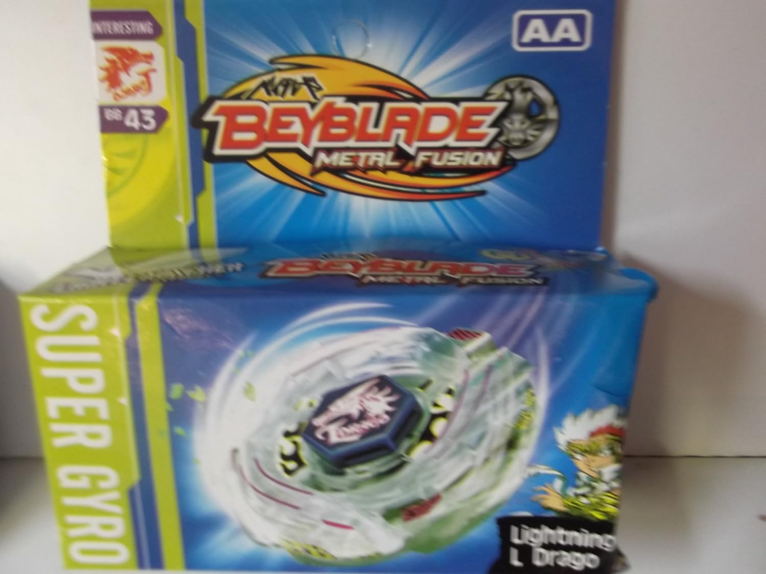 Beyblade Takara Tomy Lightning L-Drago 100HF Métal - Référence BB-43, Vendeur Basé Au Royaume-Uni