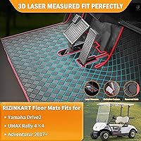 Vista 43 de Golf Cart Floor Mat for Yamaha,Customize Non-Slip Full Coverage Liner Matt Replacement Fits to Yamaha G29/Drive, Drive2,Adventurer,QuieTech