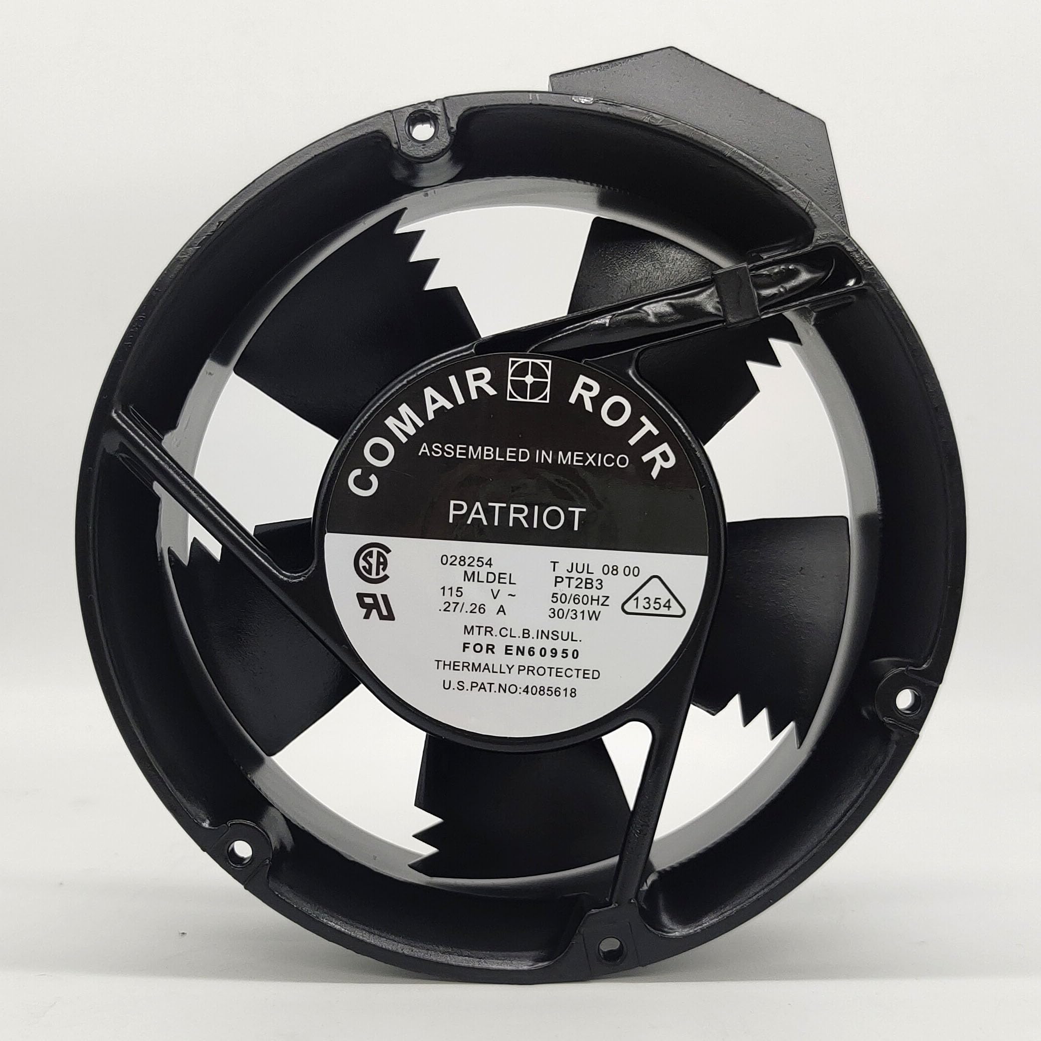 PT2B3 17250 115V 0.27/0.26A 17CM Large Airflow cabinet axial fan