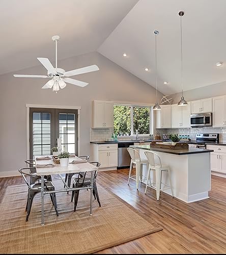 Vista 21 de Design House 153502 Ventilador de techo con varilla descendente de 24", bronce