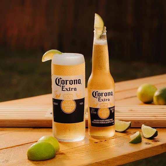 Corona Extra Lager Beer Bottle, 24 x 330 ml