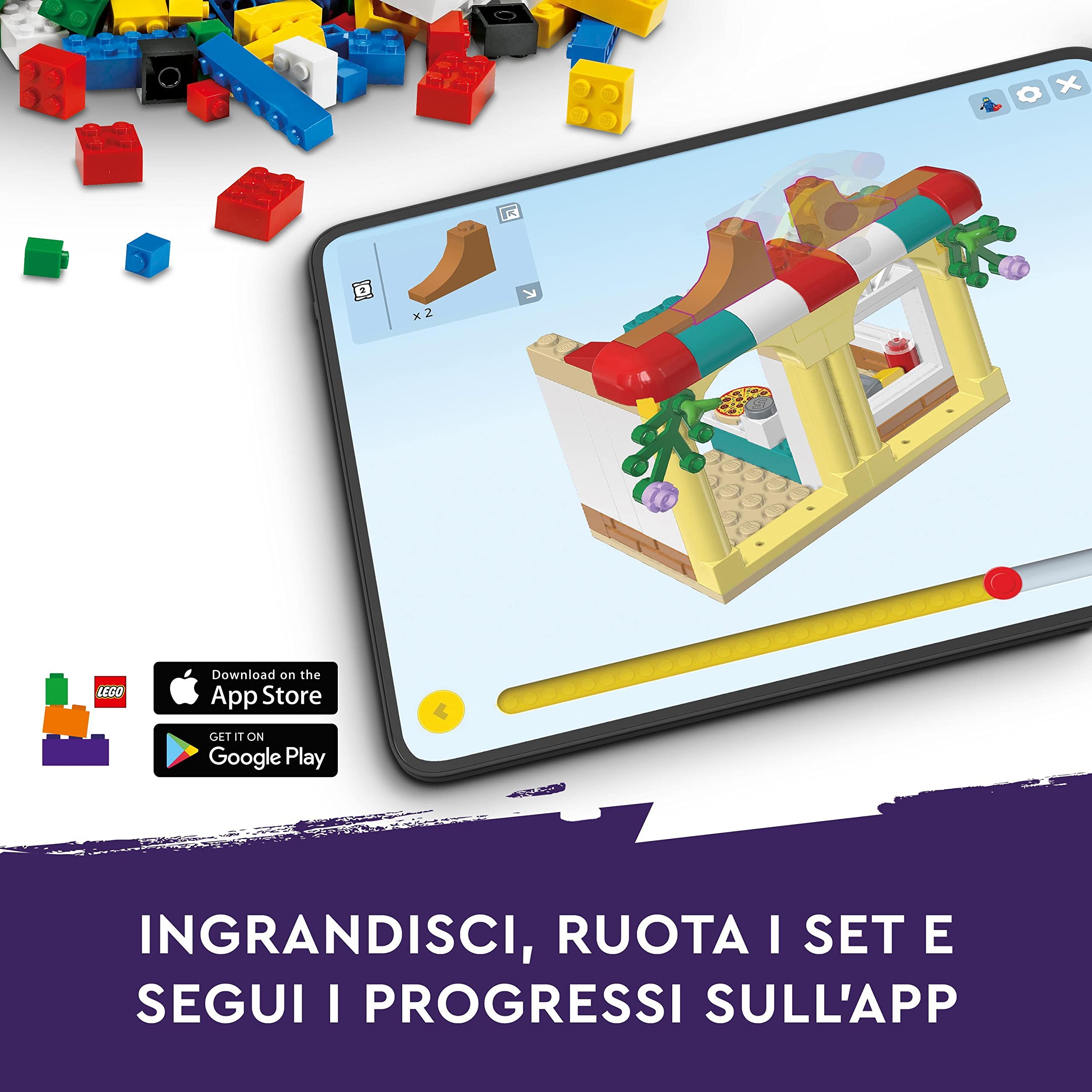 LEGO Friends Centro Sportivo con Gioco del Calcio, Basket e Tennis più Parete da Arrampicata e 4 Mini Bamboline, Giochi Heartlake City per Bambine e Bambini da 8 Anni, Idea Regalo di Compleanno 41744