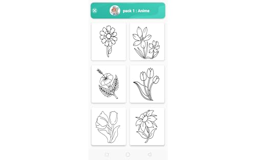 Flowers Coloring Glitter Games