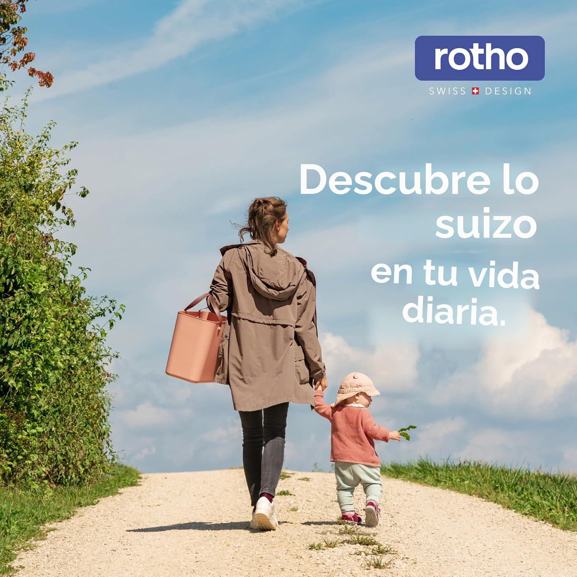 Rotho Caja de almacenaje con tapa y asa, 12 L, Blanco (Paquete de 3)