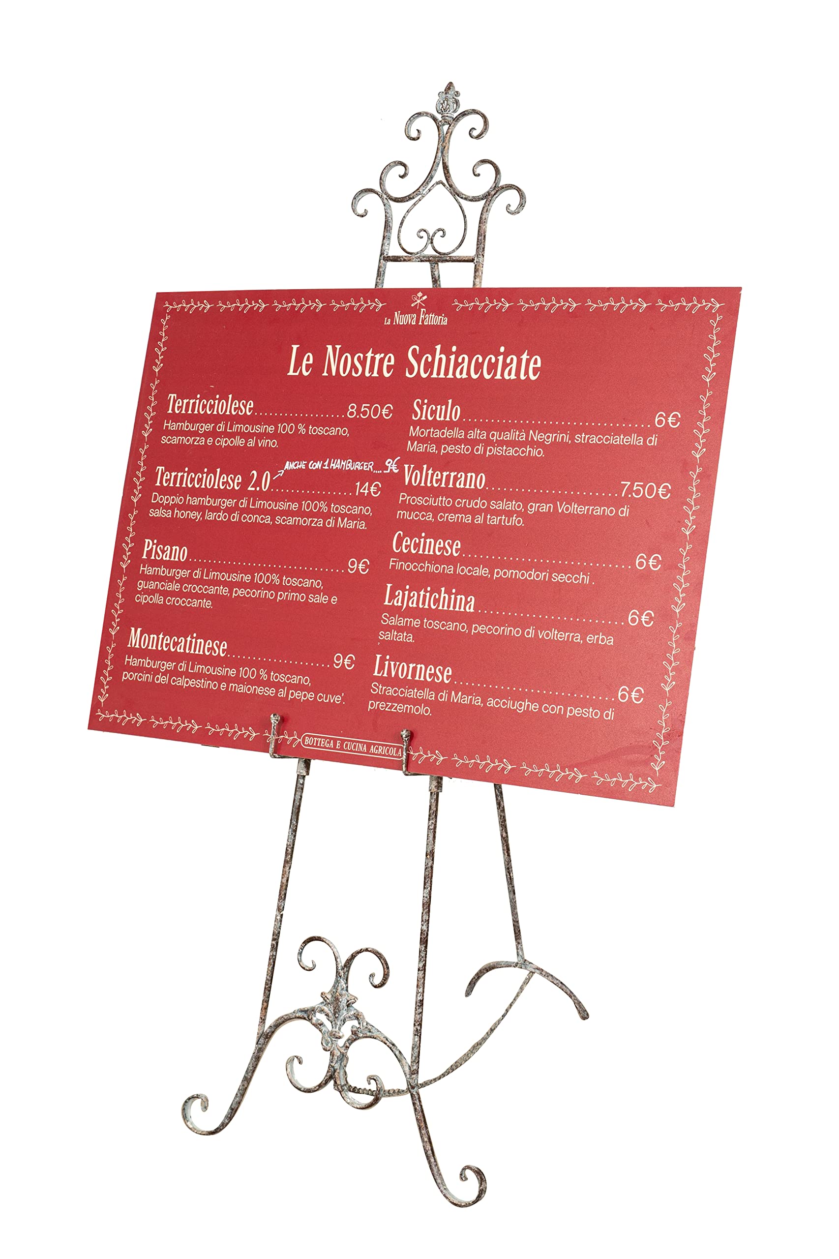Biscottini Chevalet peinture en fer L53xPR96xH150 - Trepied - Trépied pour peindre - Trepied camera - Tripod peinture acrylique - Peinture enfant - Aquarelle - Dessin - Toile peinture