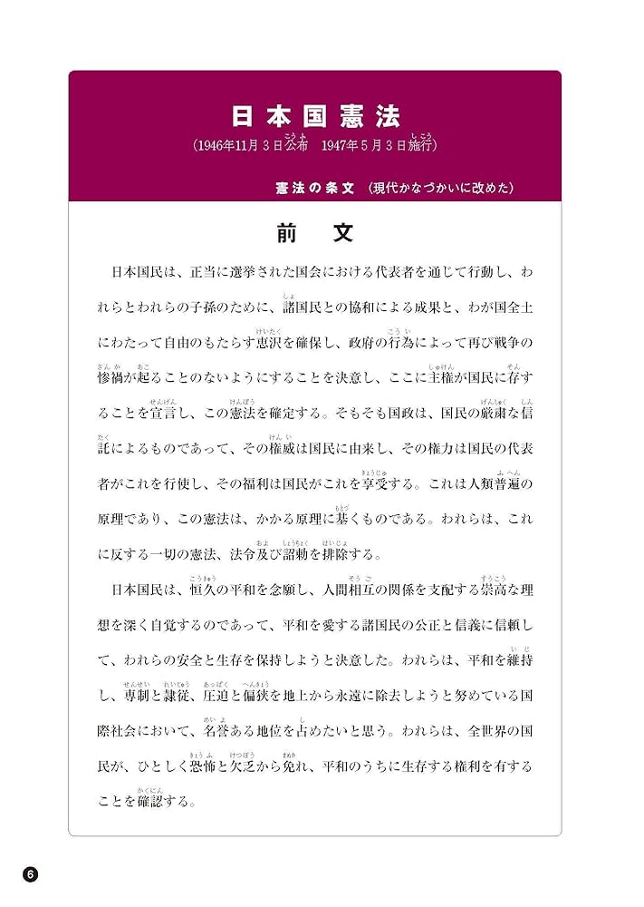 中学受験用 政治資料集 日本国憲法 改訂新版 (日能研ブックス