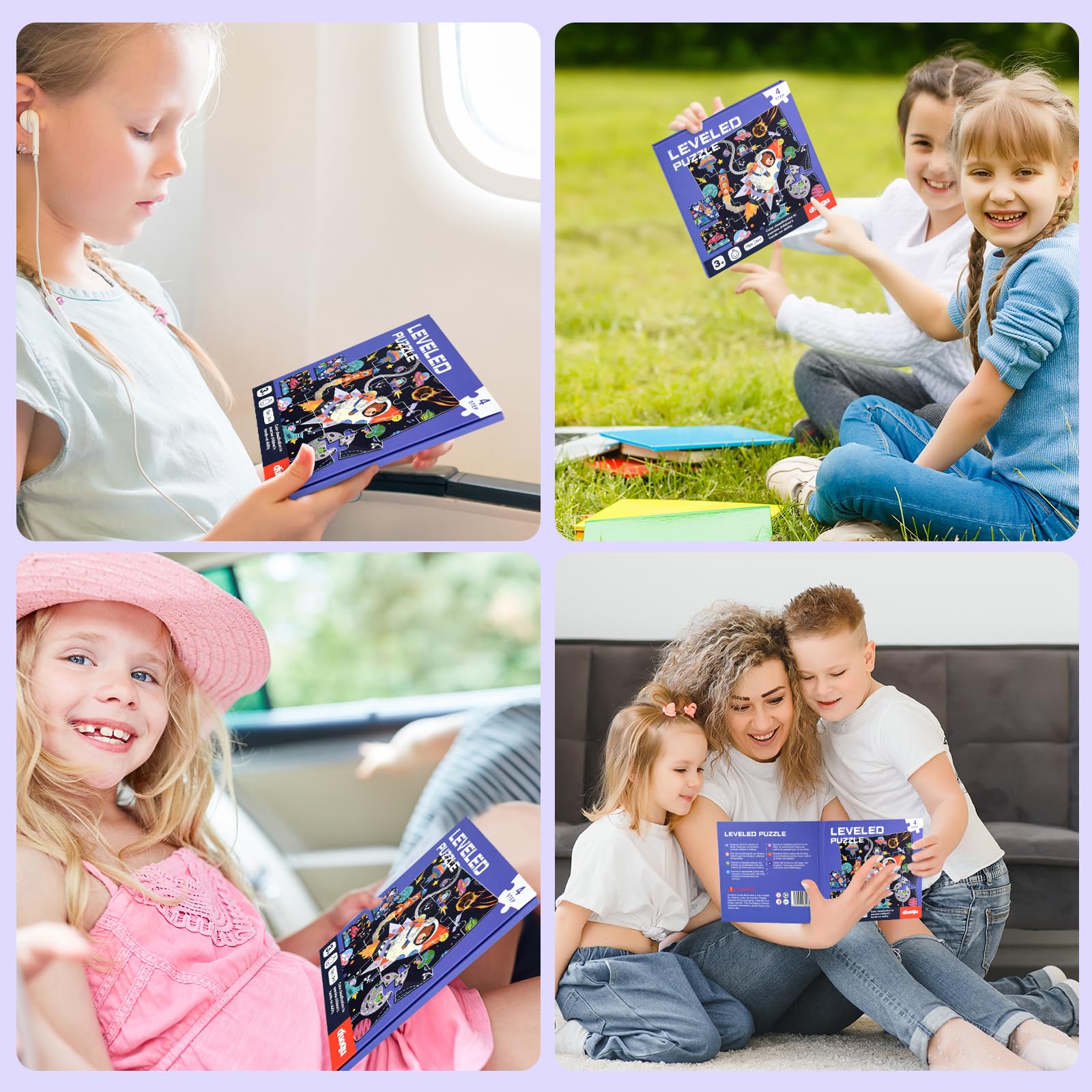 Puzzles magnétiques pour les tout-petits, 12-16-20 pièces puzzles d