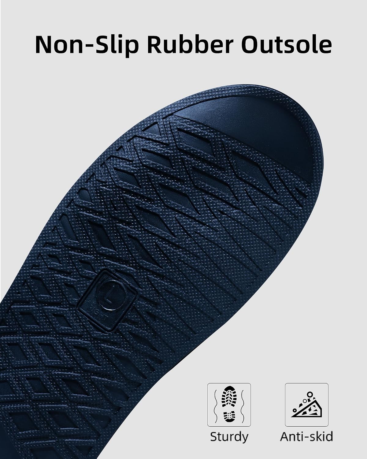 Waterproof Shoe Covers with Reflector for Men and Women Reusable Rain boot Covers with Zipper Non-Slip Foldable image 4