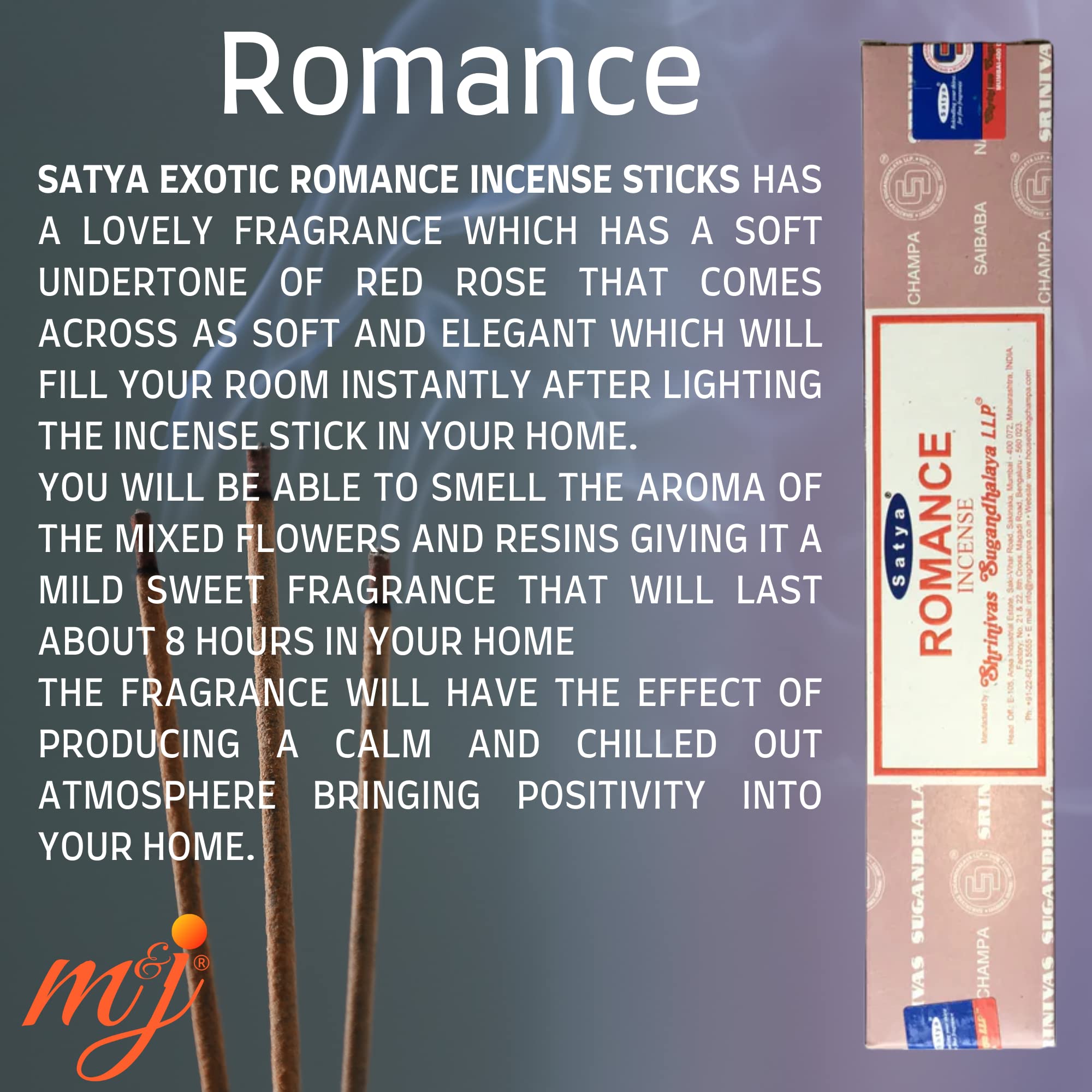 Incenso de Massala Satya Nag Champa - Romance - Loja e Editora Pavão Branco