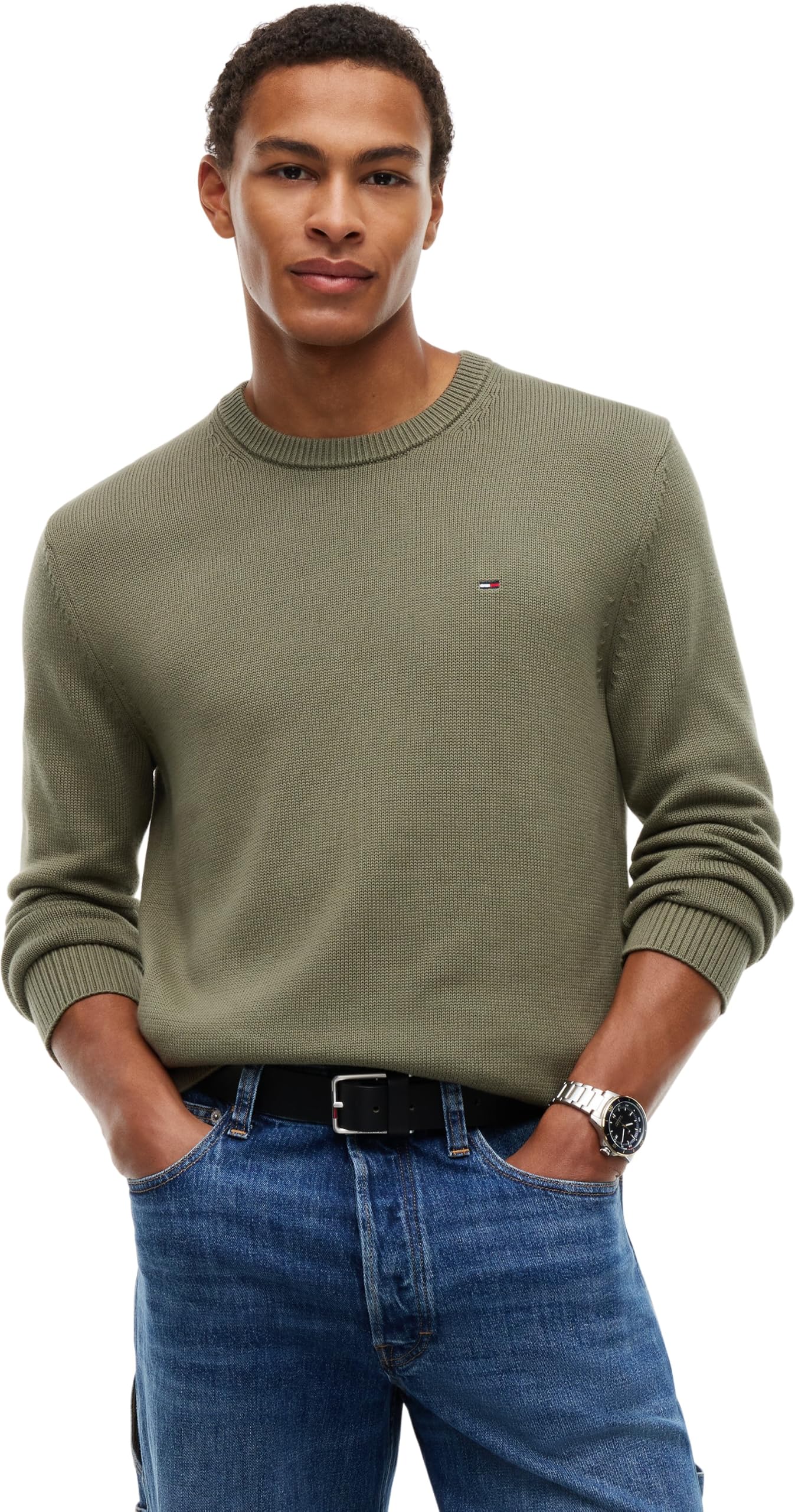 Tommy Jeans Herren Pullover Sweater Slim Fit