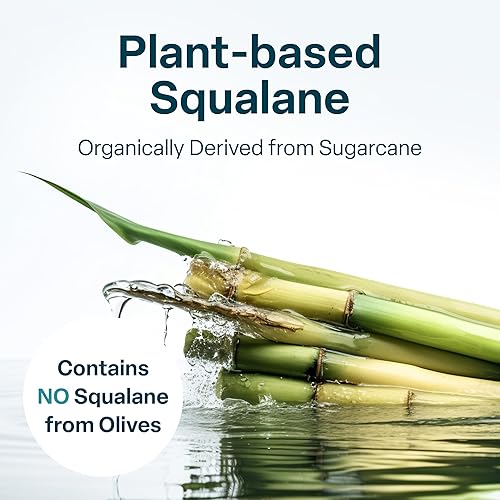 Miniatura 8 de Aceite de escualano puro a base de plantas potenciado con vitamina E 2 onzas  Escualano orgánico certificado ECOCERTUSDA derivado de caña de azúcar