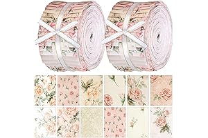 Vintage Fabric 'Hosuly' 40 Piece Print Patchwork Roll