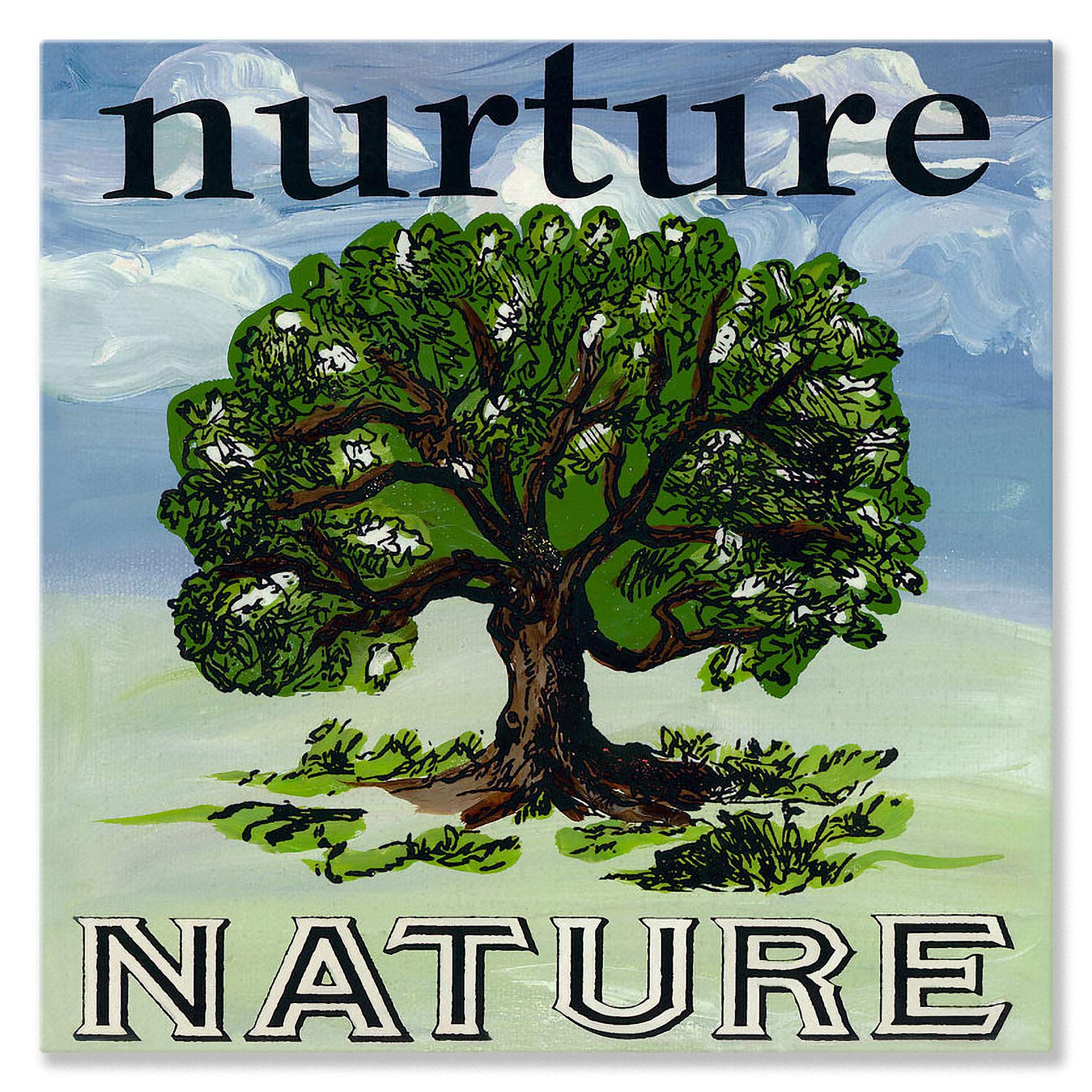 Oopsy Daisy Nurture Nature Stretched Canvas Wall Art by Shelly Kennedy, 14 by 14-Inch