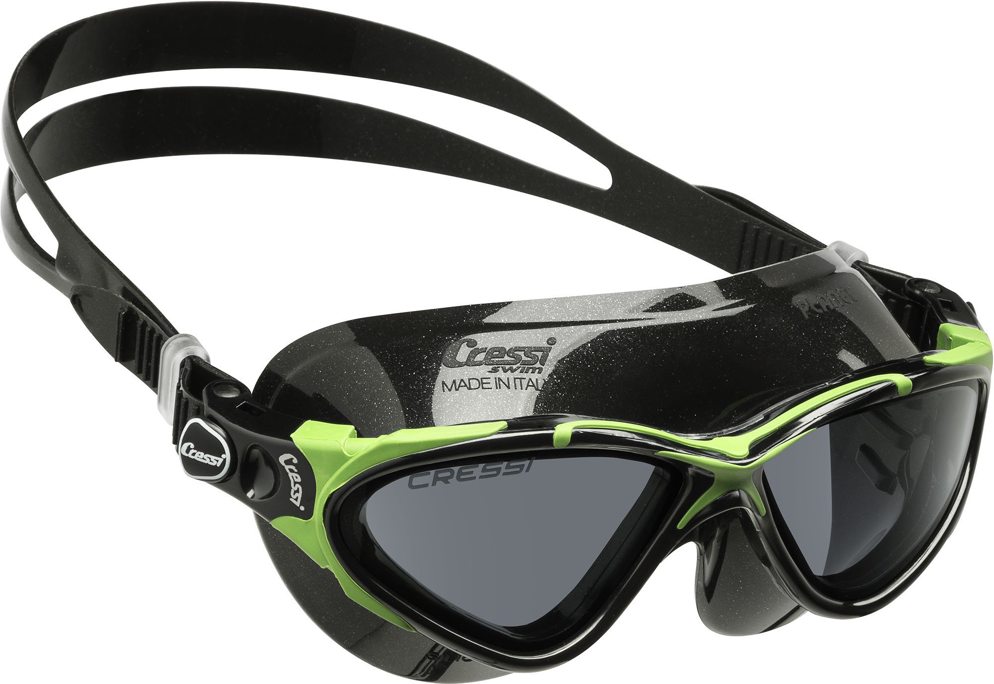 Cressi Planet Goggles - Occhialini Premium per Nuoto, Piscina, Triathlon e Tutti Gli Sport Acquatici, Misura Unica, Adulto Unisex