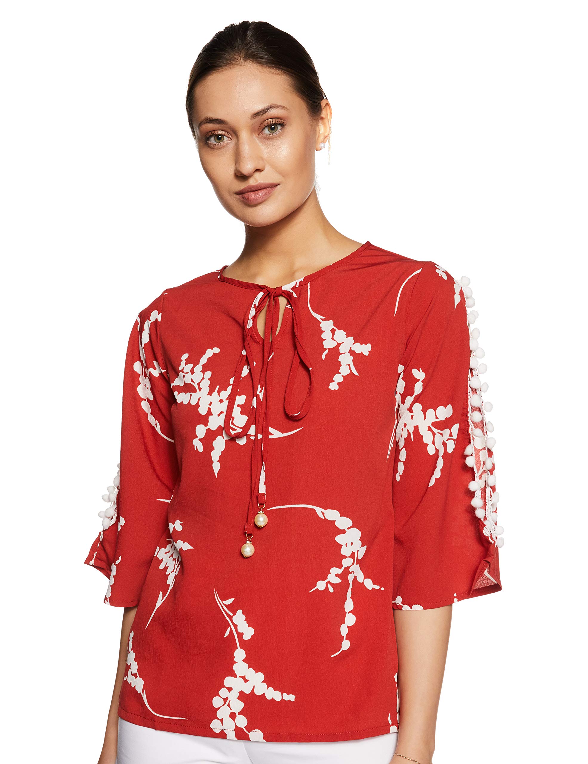 pluss Women's Graphic Regular Fit Shirt