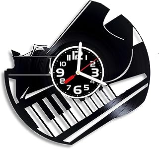 Piano Notes vinyl wall clock, Piano Gift For Woman, Piano Classic Music Wall Clock, Piano Wall Clock Modern, Piano Notes Arts gift for any occasion