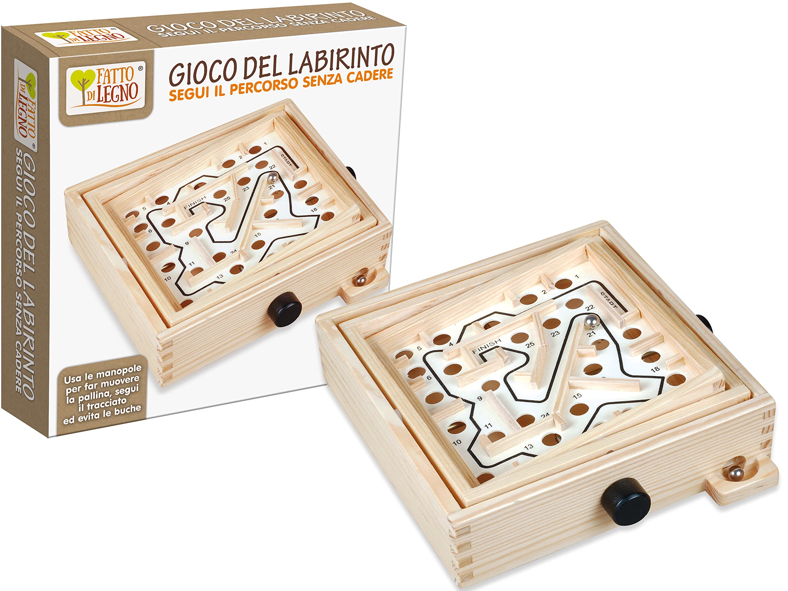 Holz-Baukasten Für Kinder – 50-teiliges Set Aus Natürlichem Holz | Kreatives Spielen & Bauen Ab 3 Jahren
