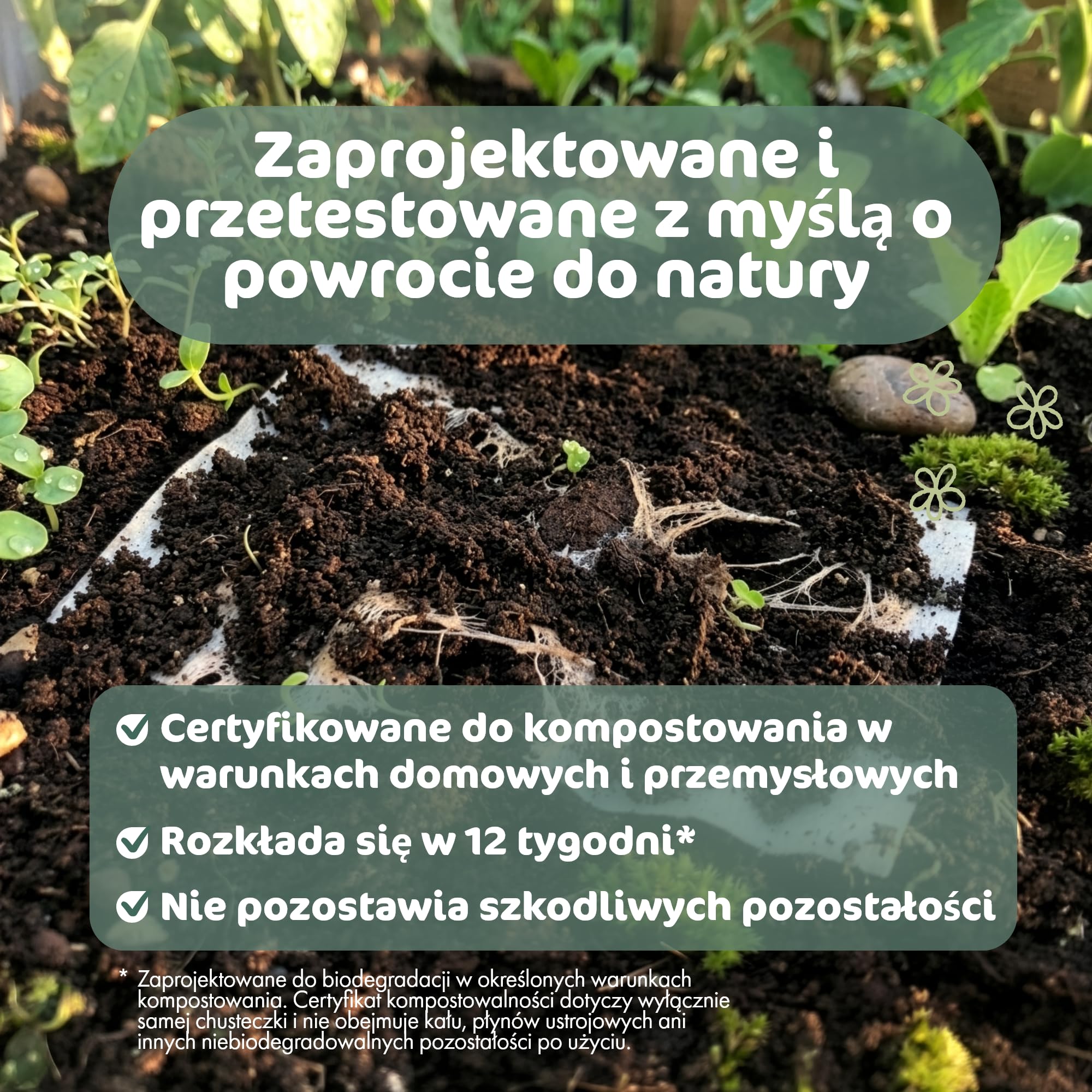 Naty XXL kompostowalne chusteczki nawilżane dla niemowląt, nieperfumowane, w 100% na bazie roślin, bez plastiku, hipoalergiczne dla skóry wrażliwej, testowane dermatologicznie (XXL, 600 chusteczek –
