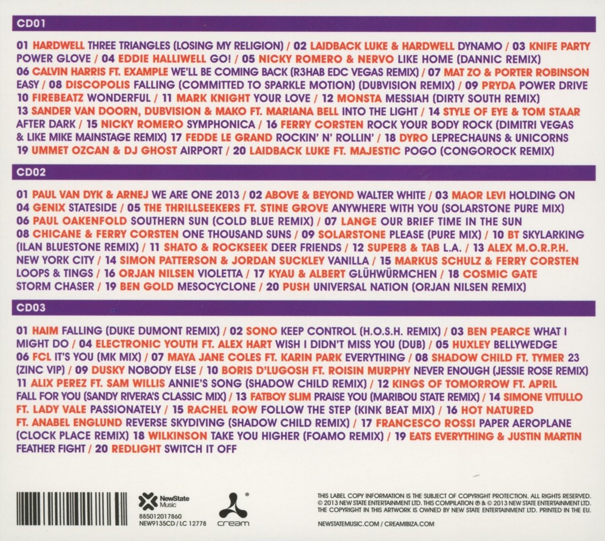 Cream Ibiza 2013