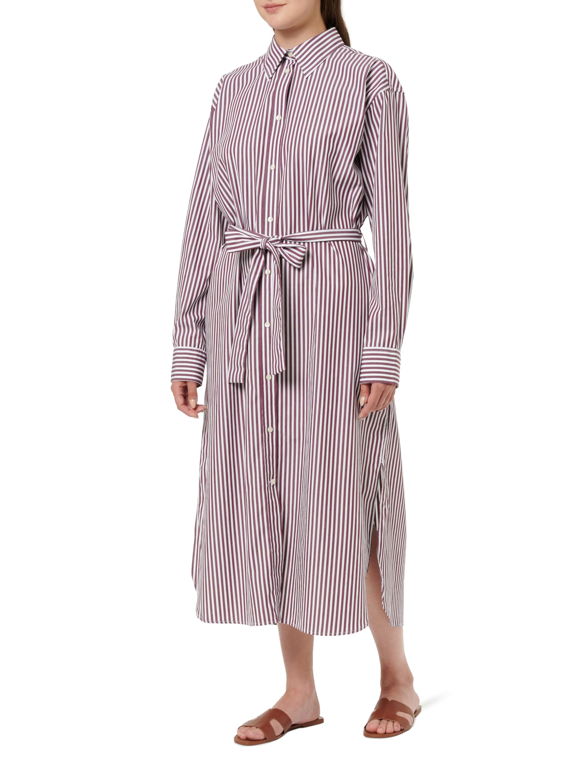 GANT Damen Belted Classic Poplin Shirt Dress Kleid