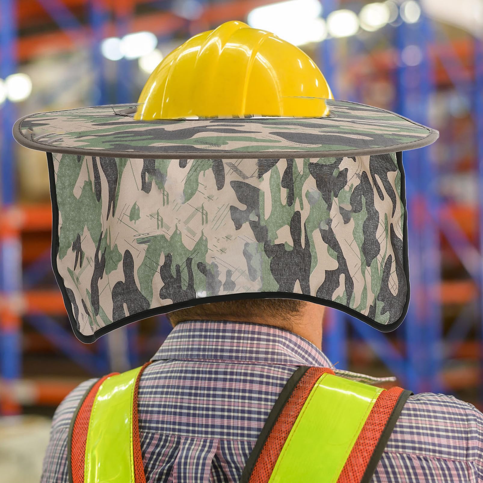 Artibetter 3piezas Sombrero De Seguridad Visera y Sombra para Cuello Protección Solar para Trabajo Al Aire Casco De Construcción y Transpirable Accesorio para Jardinería y Ciclismo