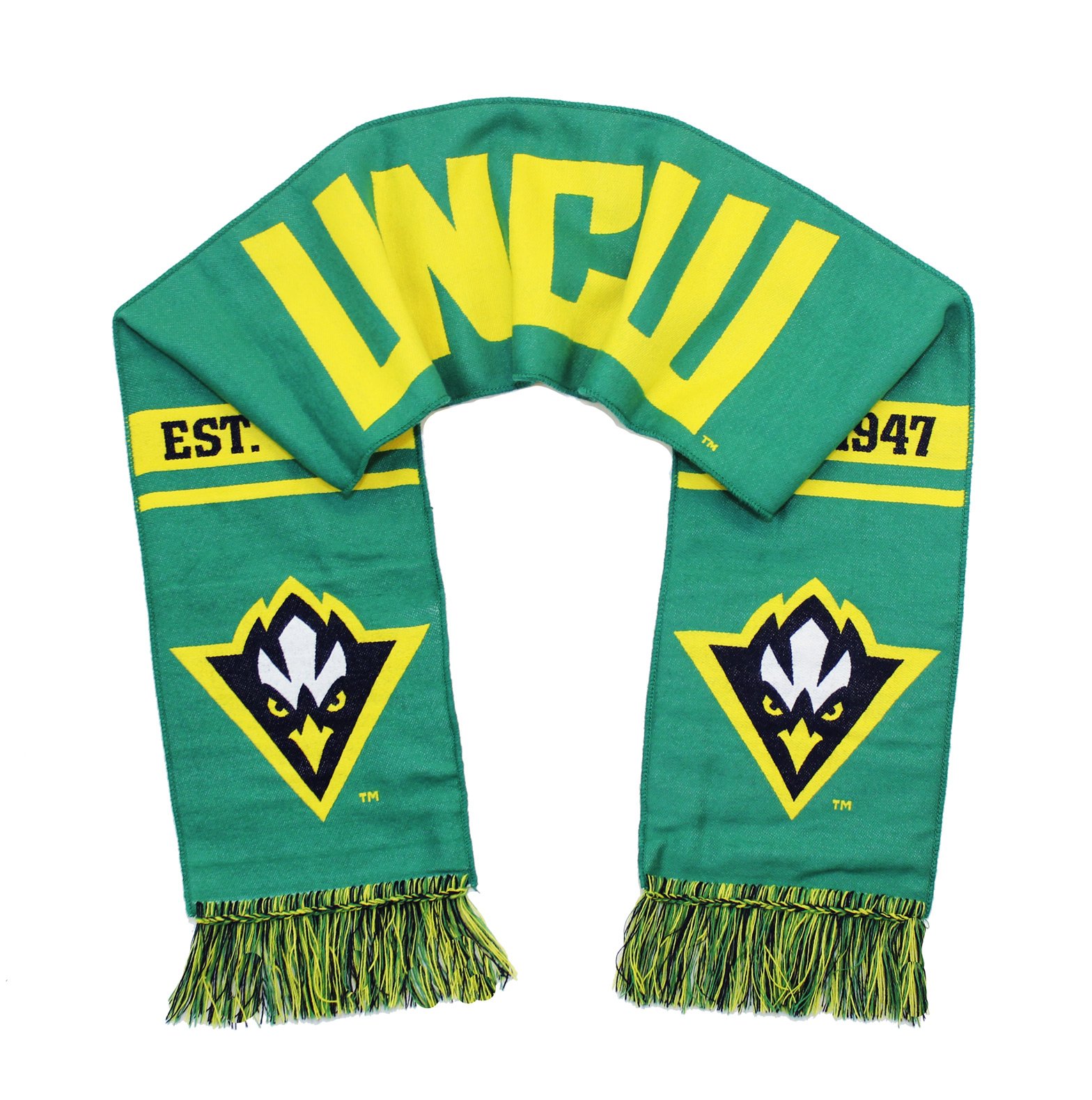 Tradition Scarves UNC Wilmington Scarf - UNCW Seahawks Classic Double-Sided Woven