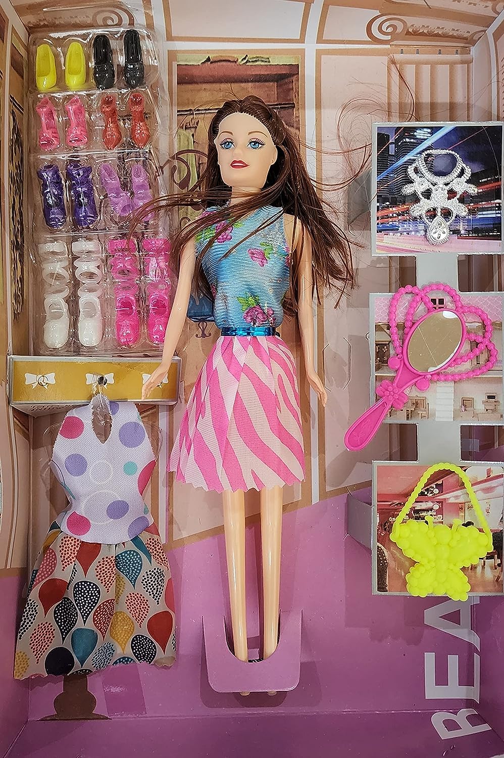 Kmc kidoz Latest Model Doll Set with Accessories Dolls Changing Clothes for Girls Dolls Pretend Play for Kids Girls 3-8 Year Old,Multicolor(Dolls Assesories, 1*Doll Playset) (B0CKTKNYH9) Amazon Price History, Amazon Price Tracker