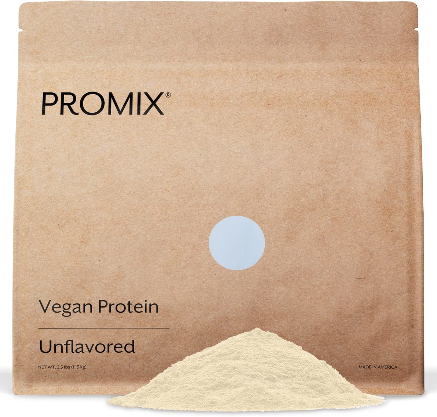 Promix PlantBased Vegan Protein Powder, Unflavored 2.5lb