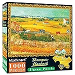 MaxRenard Game 1000 Pieces Jigsaw Puzzle Fine Art Collection Toy Bumper Harves by Vincent Willem Van Gogh