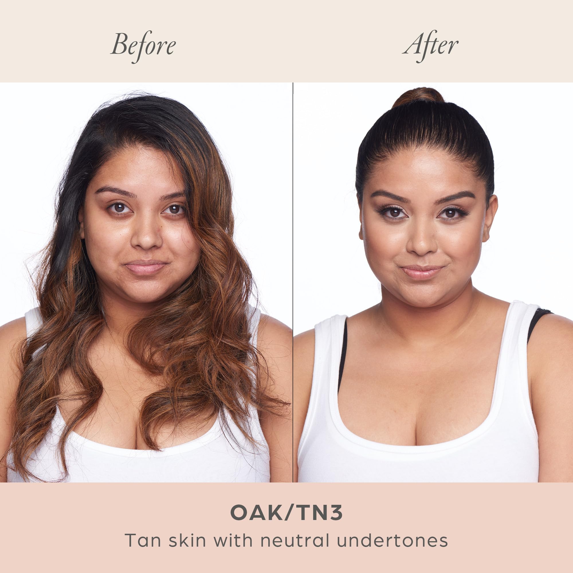 PUR Cosmetics 4-in-1 Love Your Selfie Longwear Foundation and Concealer - Unique, Dual-Applicator Component - Covers Blemishes and Imperfection - Reduce Fine Lines and Wrinkles - TN3-1 oz Makeup