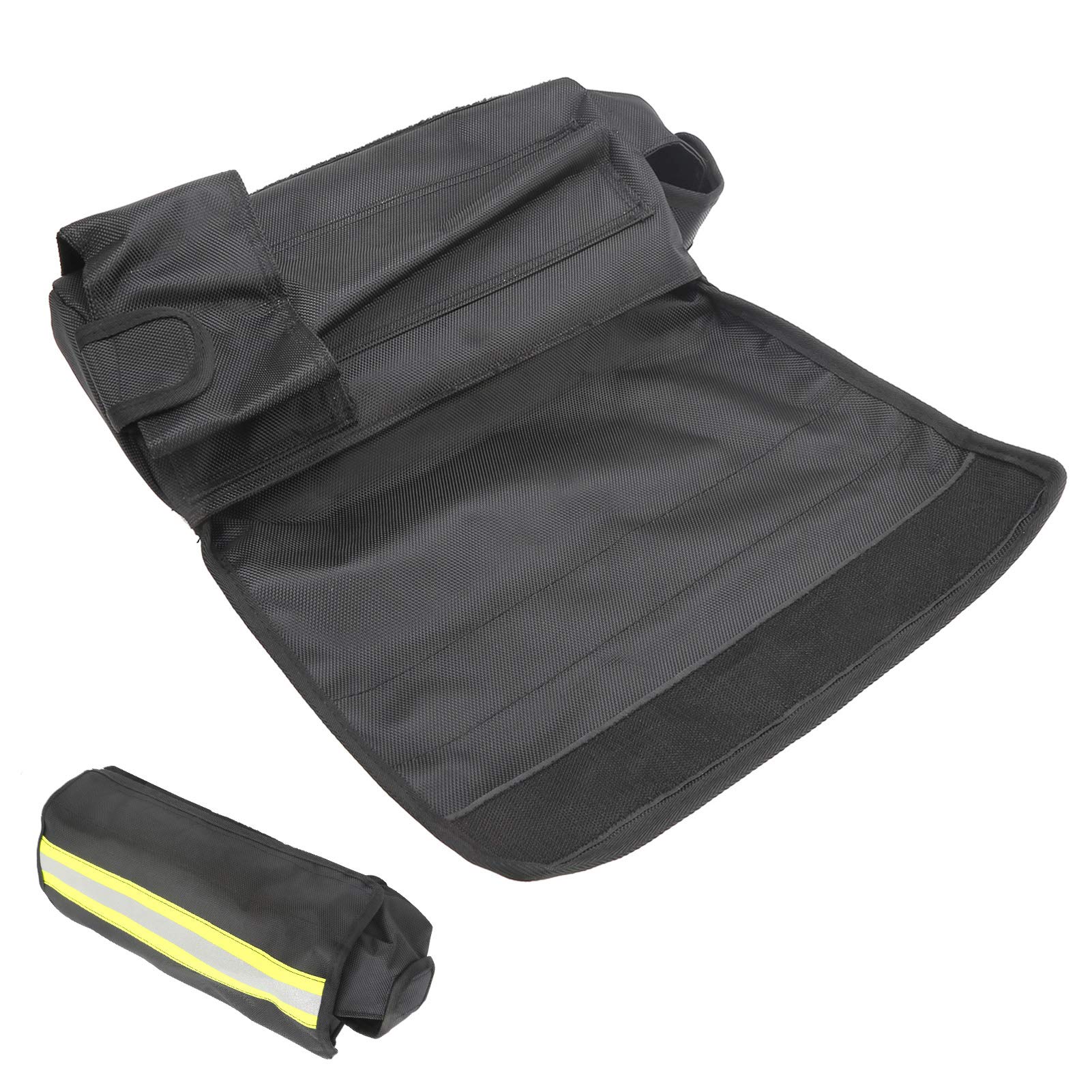 Cinturón Multifuncional para Herramientas con Banda Reflectante, Bolsa de Herramientas de Tela Oxford para Electricistas, Carpinteros y Trabajadores de Construcción, 134x59x28 cm