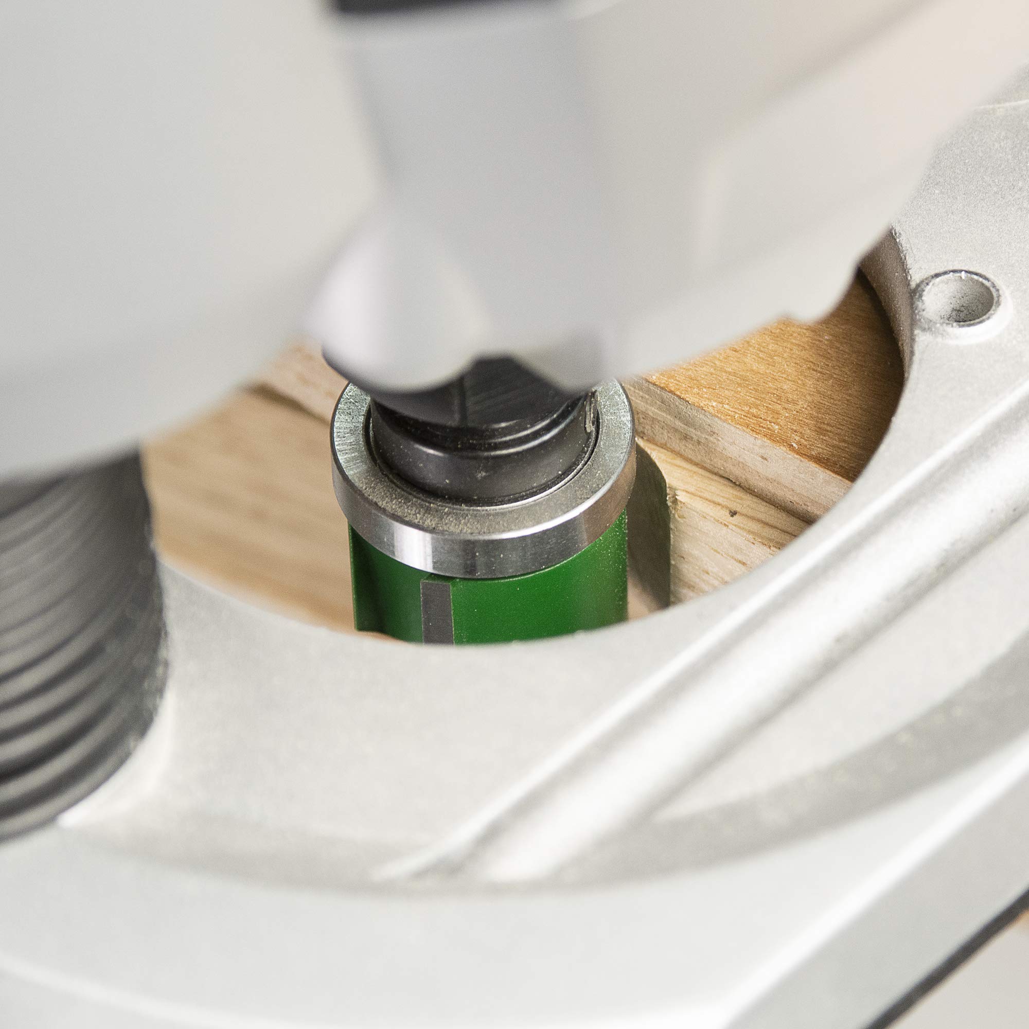 Trend CraftPro frez profilowy z prowadzeniem do frezarki górnowrzecionowej, trzpień 1/2 cala, średnica cięcia 25 mm i długość cięcia 25 mm, węglik spiekany (TCT), C166BX1/2TC