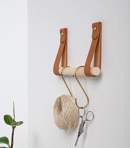 Miniatura 9 de Keyaiira - Estante de almacenamiento para colgar toallero, kit de soporte de pared para ollas, sartenes, tazas, toallas, utensilios, tazas de café,