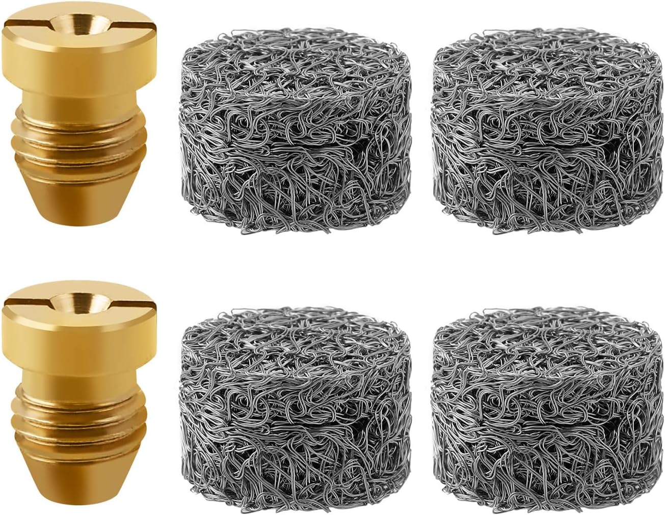 2 Pack 1.1 mm Orifice for Foam Cannon, 4 Pieces Foam Makers