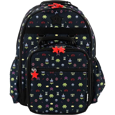 Perfect Lunch Cooler Combo: Game One Size Backpack with Lunch Bag Set